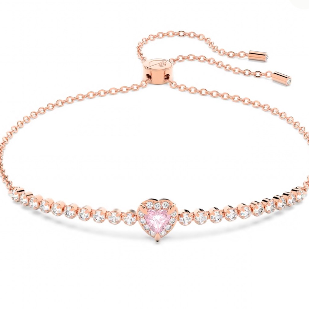BRAND NEW SWAROWSKI Rose Gold Heart Bracelet